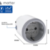Moes Smart Plug wifi stopcontact schakelaar power monitoring