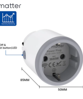 Moes Smart Plug wifi stopcontact schakelaar power monitoring