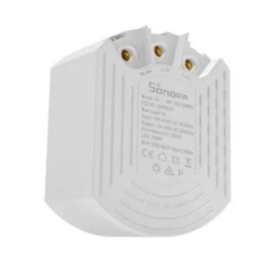 Sonoff D1 Wifi inbouw dimmer achterkant