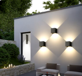 Wifi LED Up-Down Lamp RGBCW Voor Buiten van Aluminium