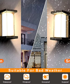 Wifi RGBCW Led Wandlamp Voor Buiten weersbestendig