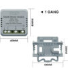 Moes Mini Zigbee Inbouw Dimmer 1 gang