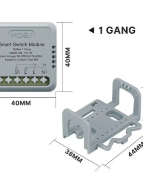 Moes Mini Zigbee Inbouw Schakelaar 1 gang
