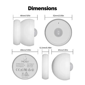 Moes Smart Pir Menselijke Aanwezigheids Sensor info