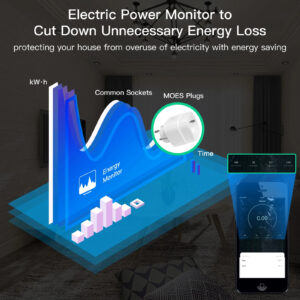 Moes Zigbee Stopcontact Schakelaar met energie verbruik meter info 3