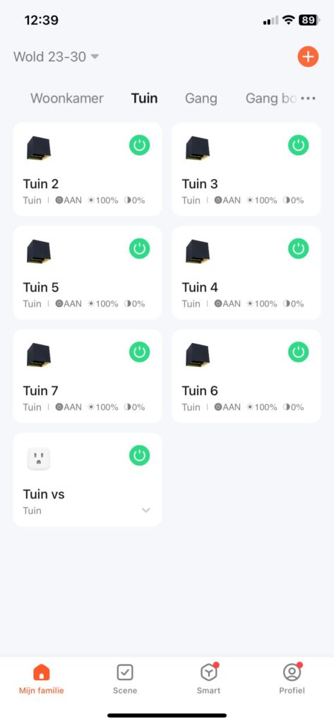 Tuya app kamers
