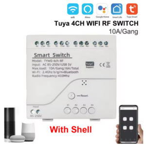4 kanaals Wifi Smart Switch 230V
