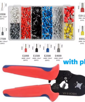 Adereindhulzen 1200 stuks met krimptang