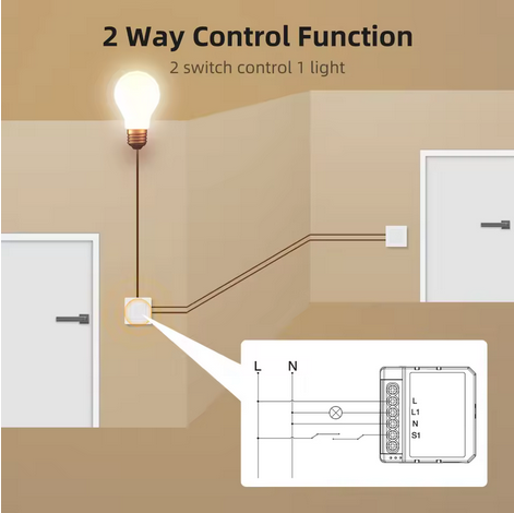 Avatto Slimme Wifi Dimmer 1CH installatie