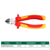Geïsoleerde 6 inch Kniptang