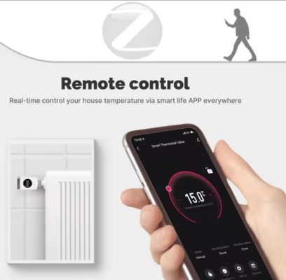 Moes Slimme Thermostaat Radiator Knop app
