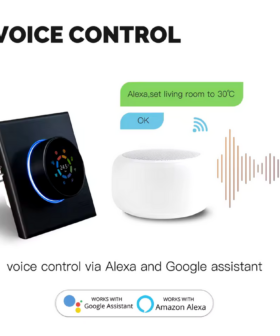 Moes Slimme Wifi Thermostaat Knop voor Gas Ketel voice