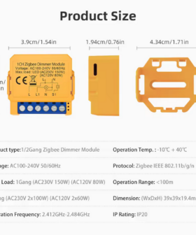 Avatto Mini Slimme ZigBee inbouw Dimmer info